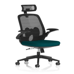 Sigma Executive Mesh Chair With Folding Arms - Market Milloner