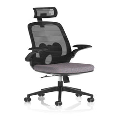 Sigma Executive Mesh Chair With Folding Arms - Market Milloner