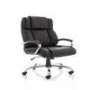 Texas High Back Heavy Duty Executive Black Leather Office Chair with Arms - Market Milloner
